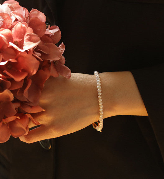 Classic Real Pearl Beaded Bracelet