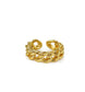 Thick Chain Adjustable Ring