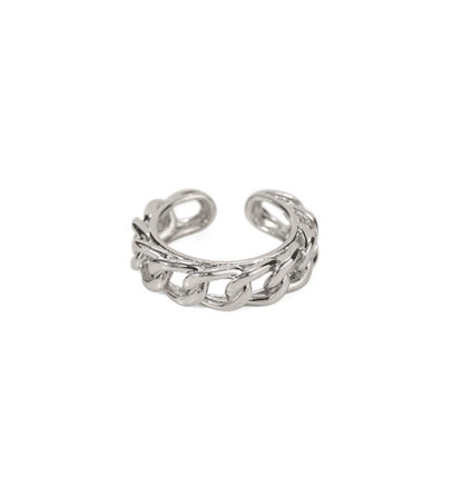 Thick Chain Adjustable Ring