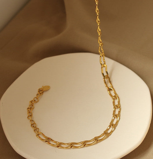 Classic Gold Chains Chocker Necklace