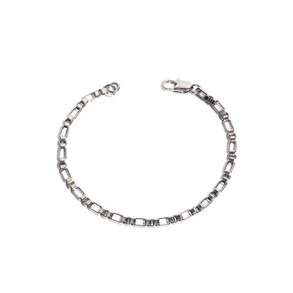 Hollow Silver Chain Bracelet Variety