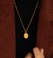 Sun Coin & Gold Chain Necklace Variety