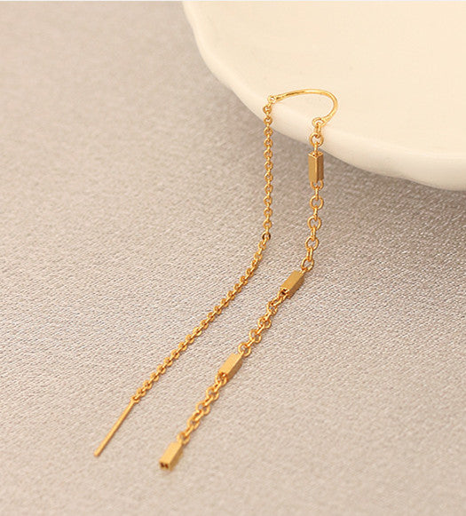 Mini Gold Bar Ear Threader