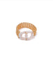 Assorted Gold Rings with Pearl Beads