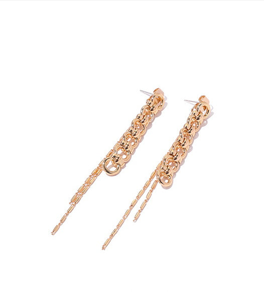 Chain Tassels Dangle Earrings