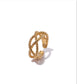 Criss Crossing Gold Ring Variety