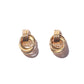 Layered Hoops Gold Earrings