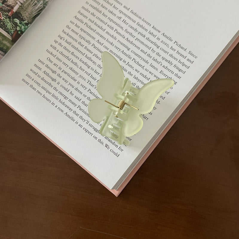 Mini Matte Pastel Butterfly Clip