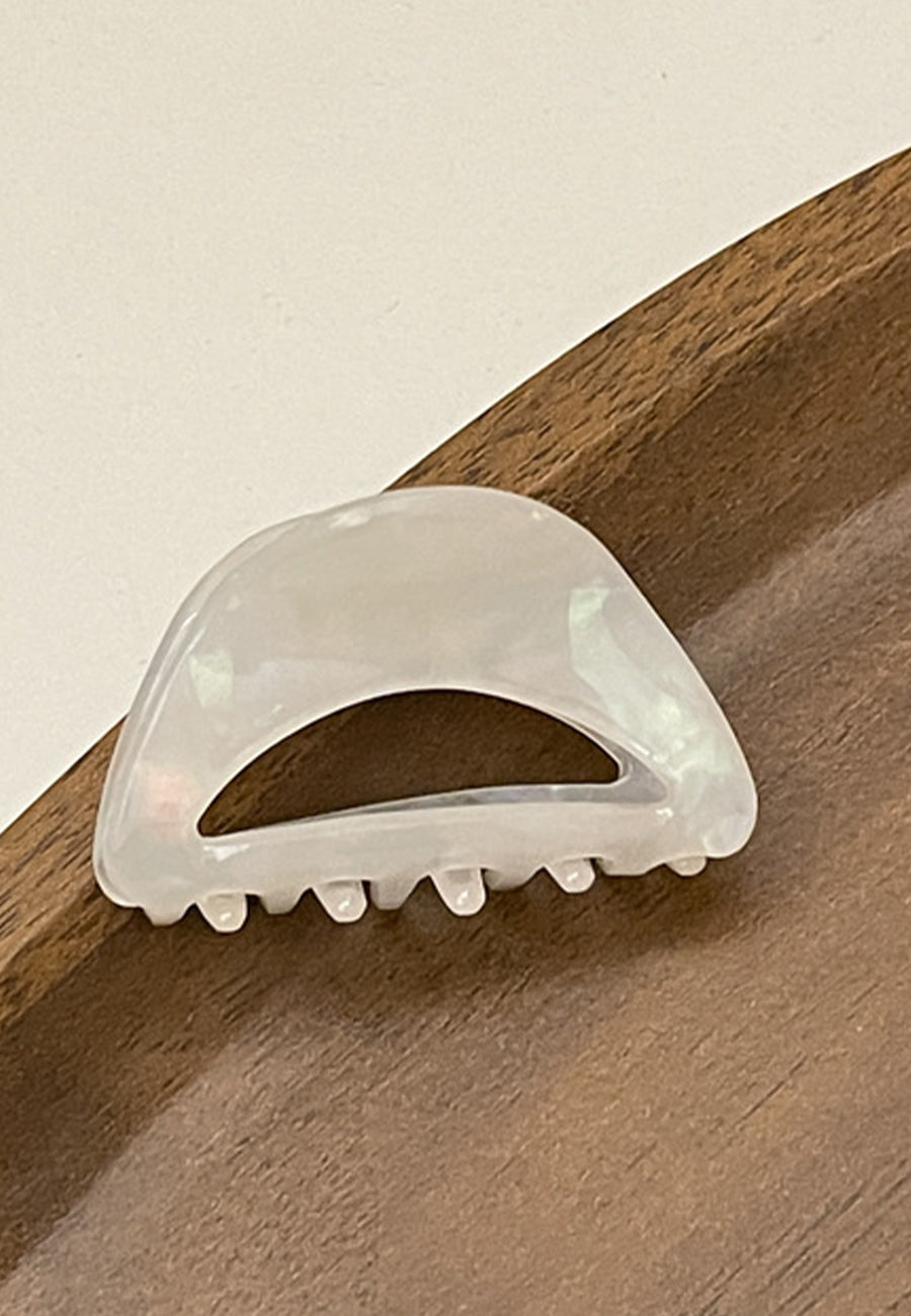 Translucent Marble Hair Claw