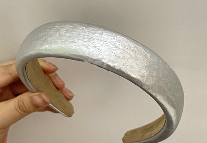 Metallic Silver Hair Accessories
