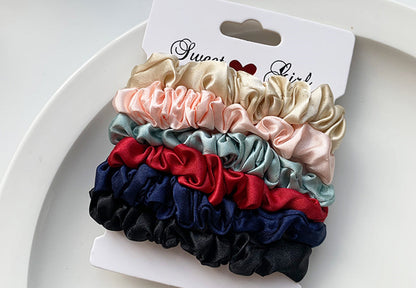 Mixed Color Scrunchie Set