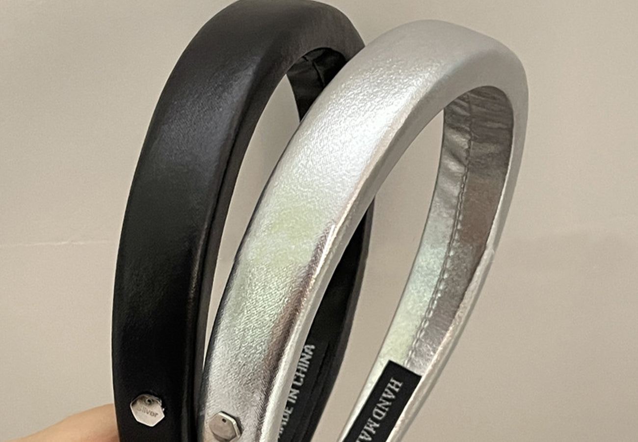 Metal Detail Shiny Headband