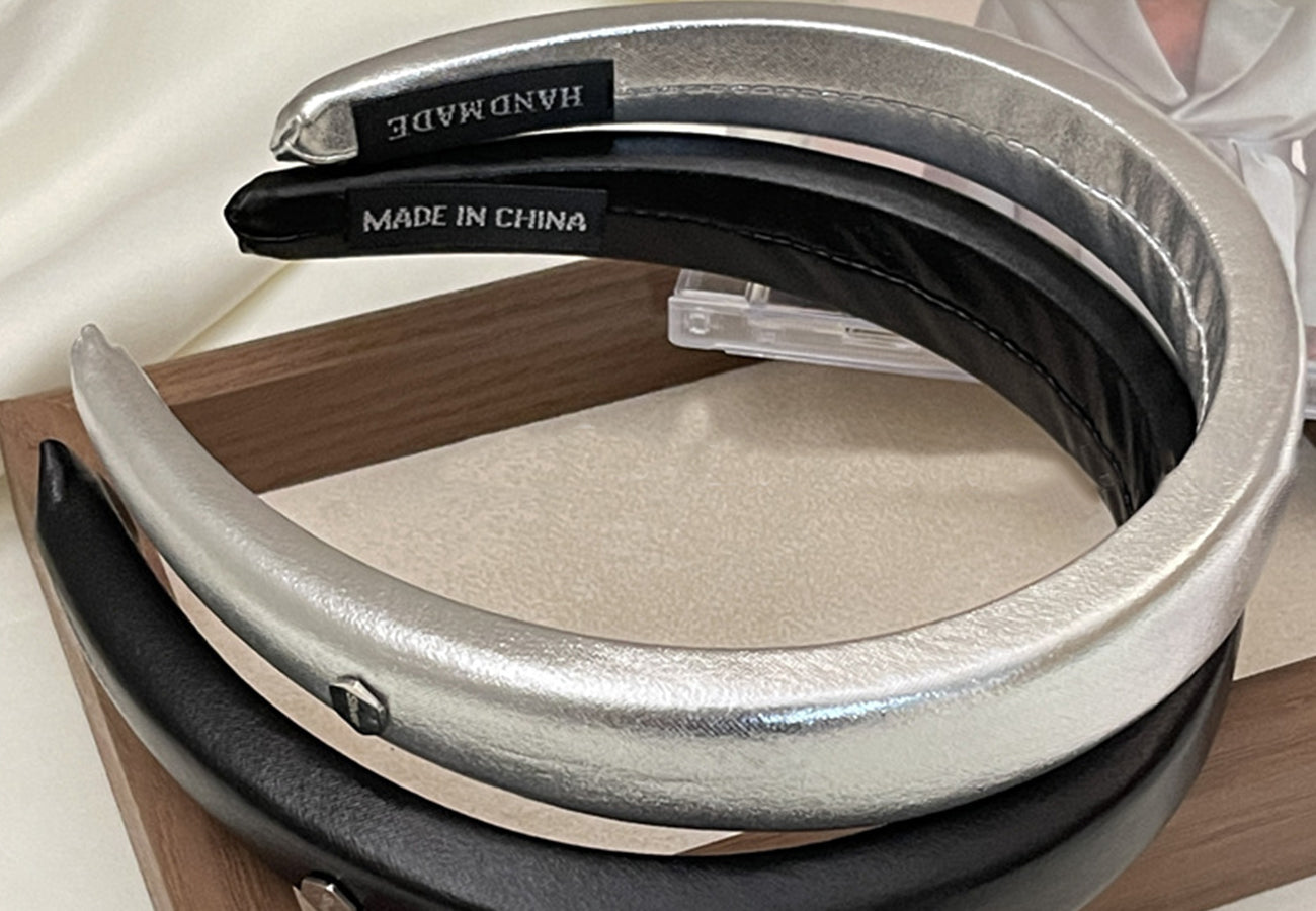 Metal Detail Shiny Headband