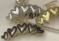 Metallic Heart Detail Hair Claw