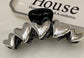 Contrast Heart Detail Hair Claw