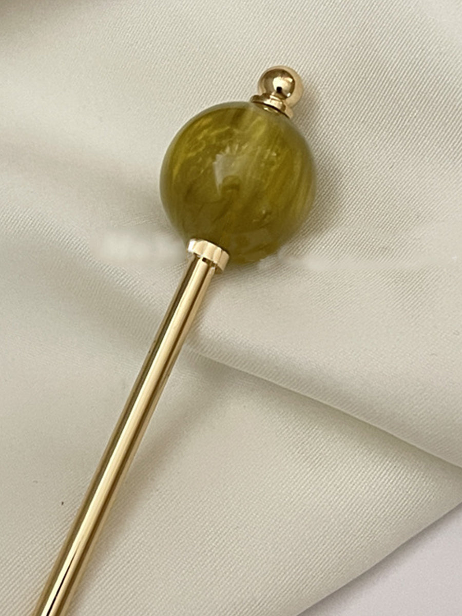 Marble Effect Round Pin