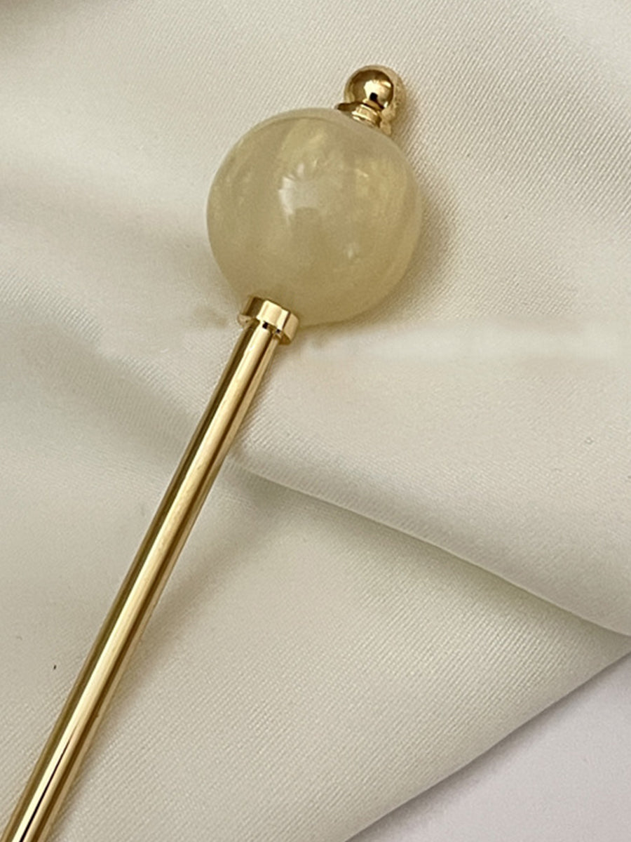 Marble Effect Round Pin