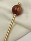 Marble Effect Round Pin