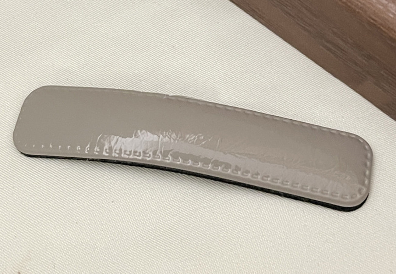 Patent Leather Barrette Clip