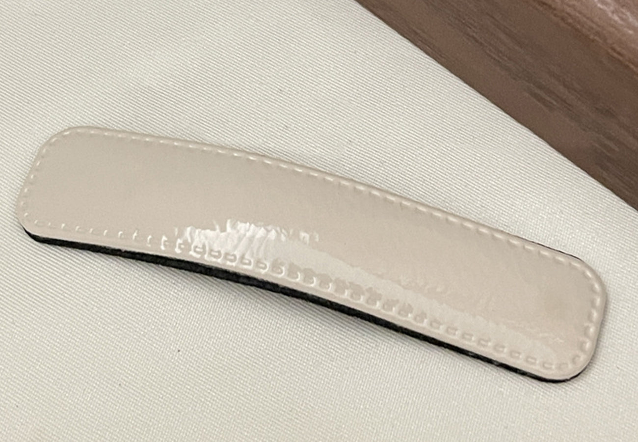 Patent Leather Barrette Clip