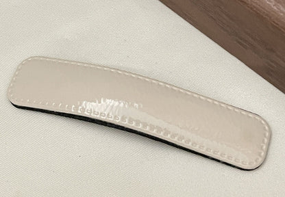 Patent Leather Barrette Clip