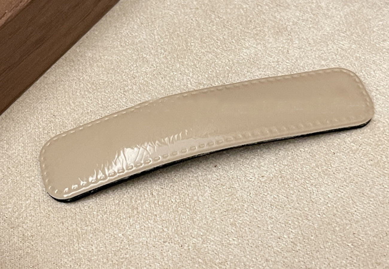 Patent Leather Barrette Clip