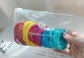Multicolor Padded Hair Tie Set