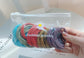 Multicolor Padded Hair Tie Set