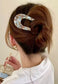 Marble Finish Giant Hair Pin