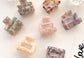 Marble Effect Multicolor Claw Clip
