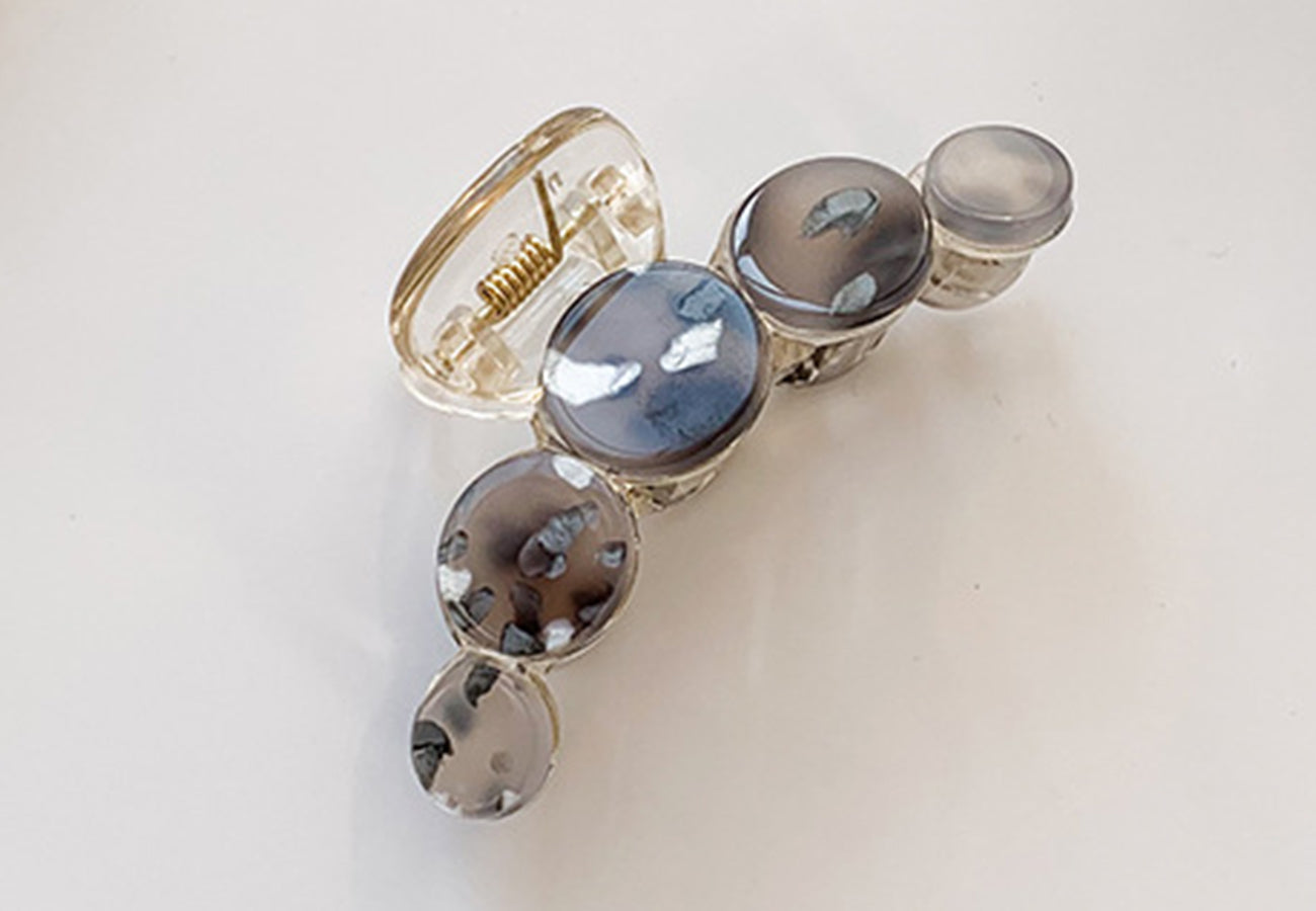 Speckle Detail Circle Hair Claw