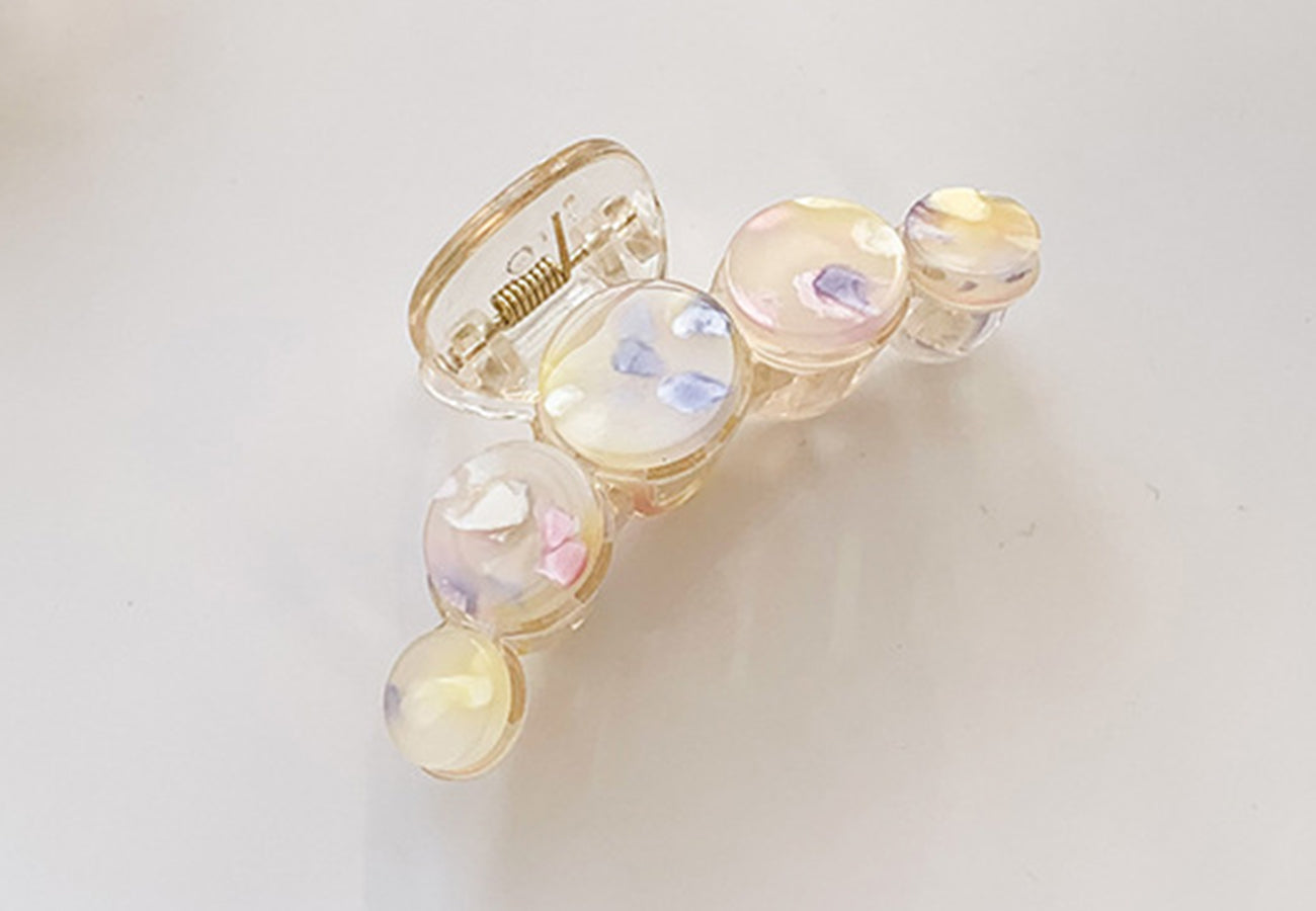 Speckle Detail Circle Hair Claw