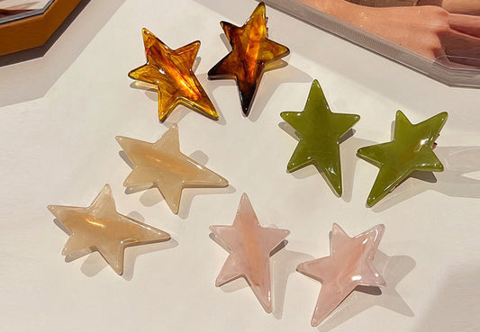 Irregular Star Hair Clip Set