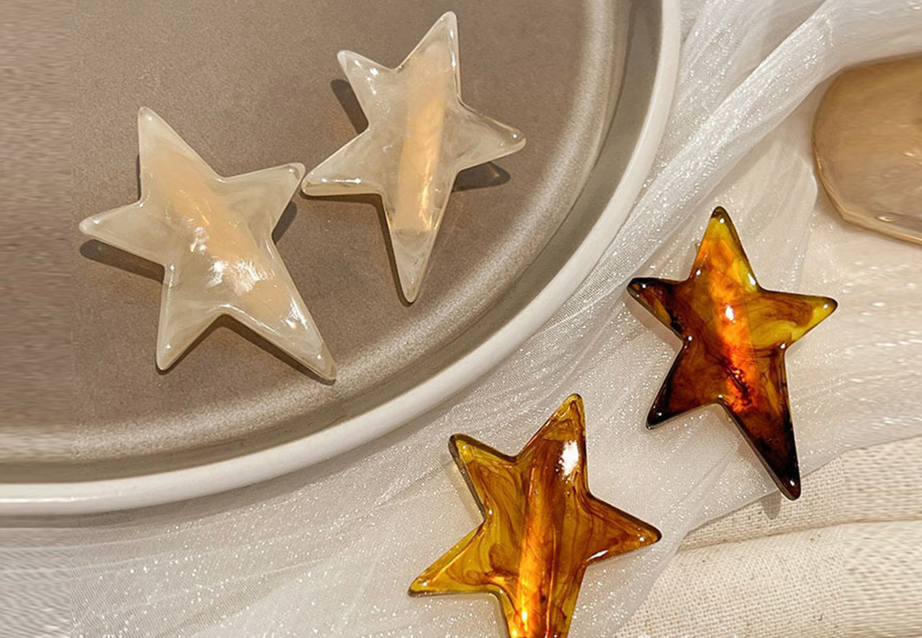 Irregular Star Hair Clip Set