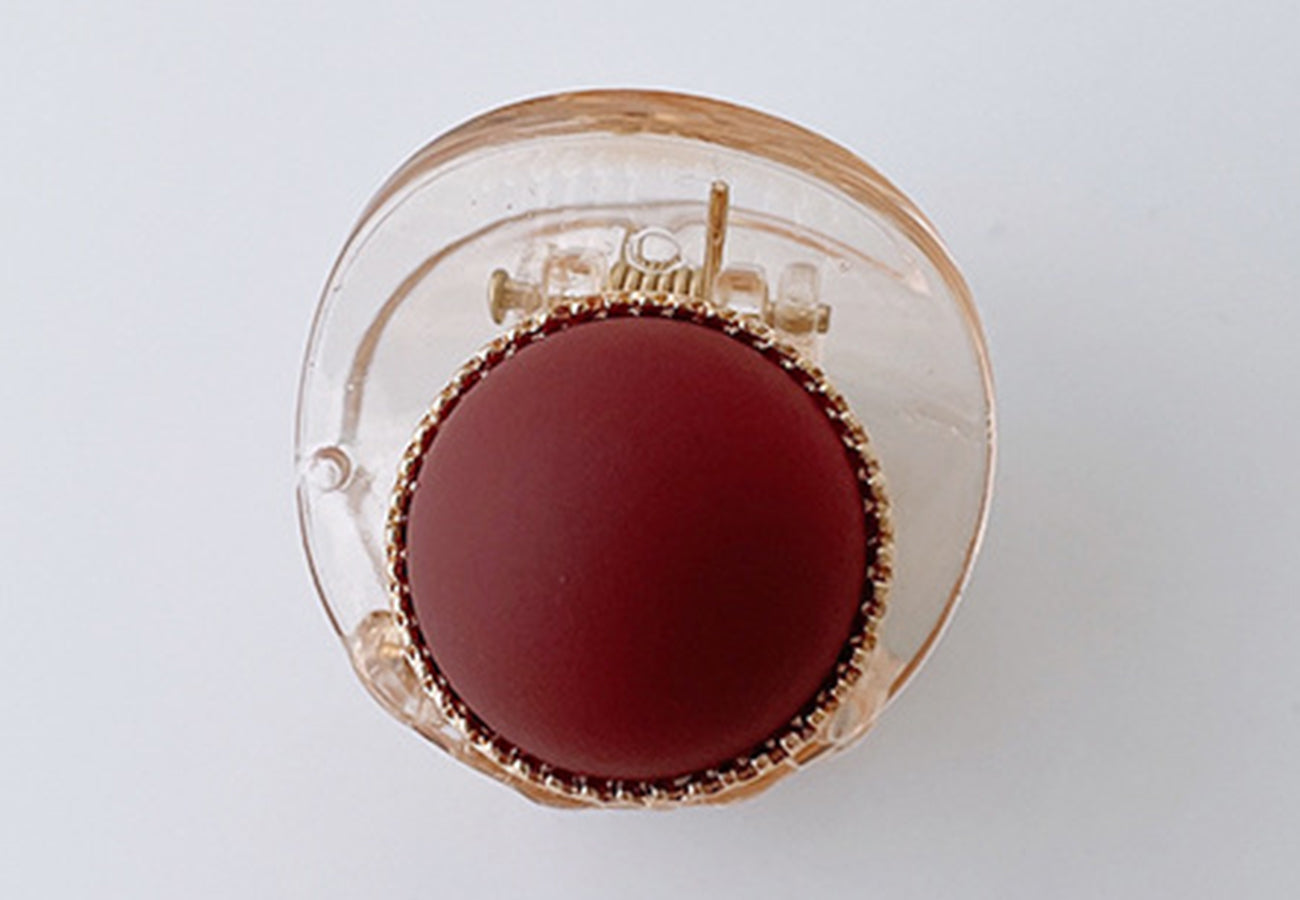 Gold Outline Transparent Hair Clip