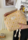 Multicolor Printed Quilt Pouch