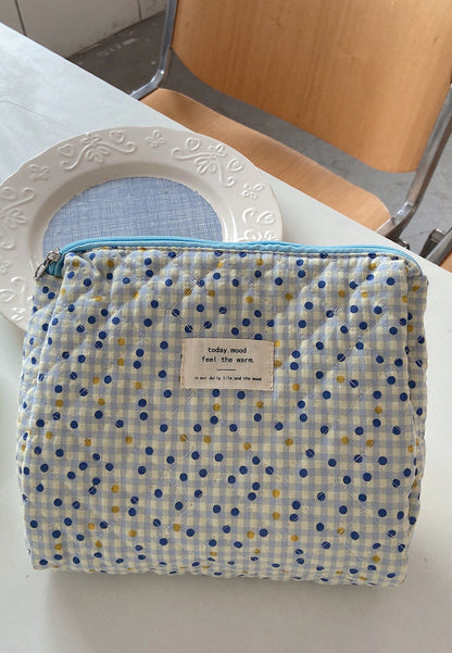 Multicolor Printed Quilt Pouch
