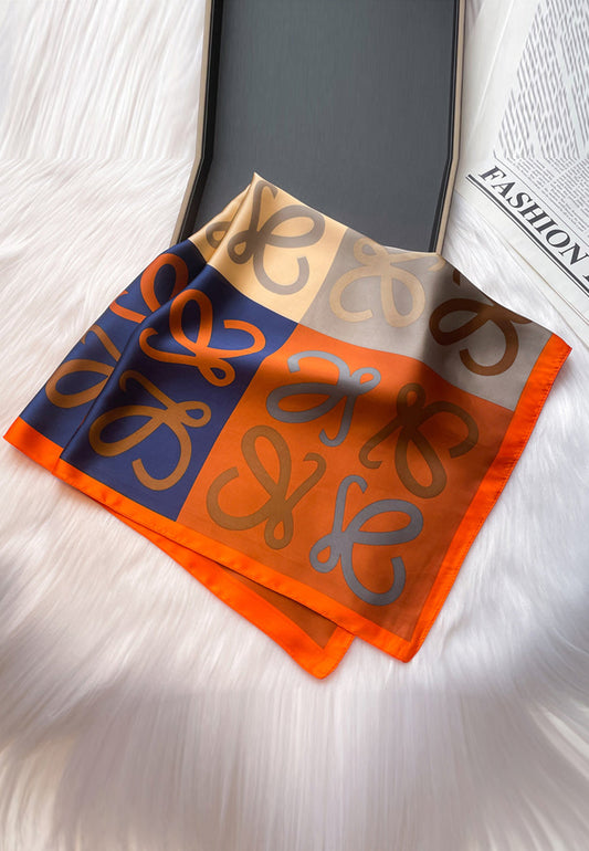 Multicolor Geometric Print Bandana