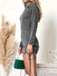 Adjustable Hoodie Lounge Dress
