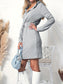 Quarter Zip Long Sleeve Hoodie Dress