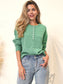 Knitted Henley Button Long Sleeve