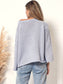 Long Bell Sleeve Knit Sweater