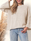 Long Bell Sleeve Knit Sweater