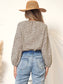 Leopard Print Tie Neck Blouse