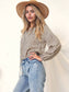 Leopard Print Tie Neck Blouse