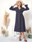 Long Sleeve Polka Dot Dress
