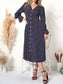 Long Sleeve Polka Dot Dress