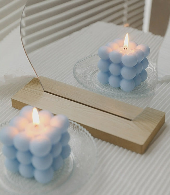 Trendy Bubble Cube Candle