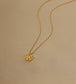 Ancient Mask Charm Gold Necklace