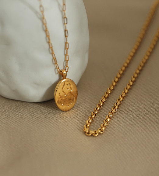 Simple Gold Chain Necklace Variety